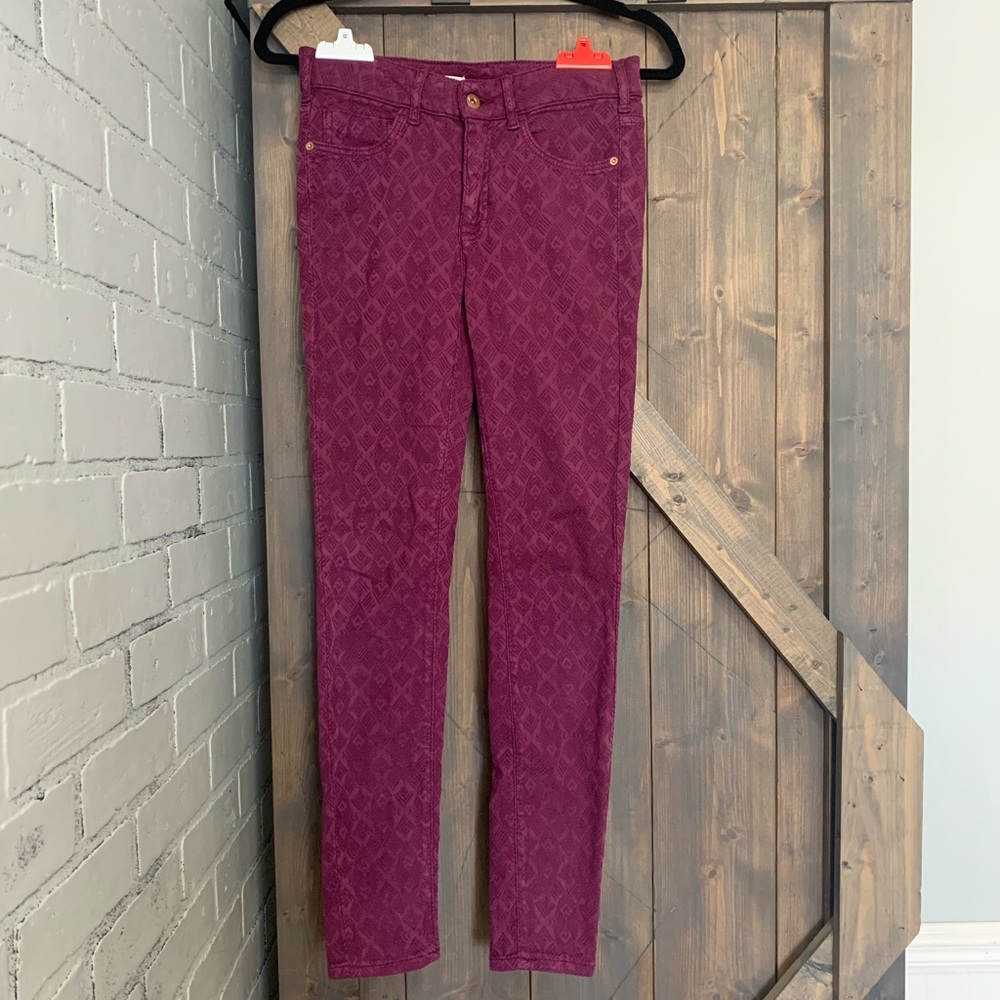 Anthropology Pilcro textured jeans